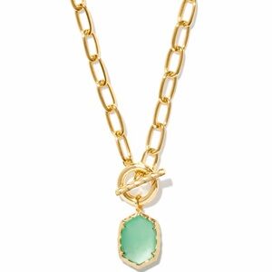 Kendra scott Daphne Convertible Gold Link and Chain Necklace in Light